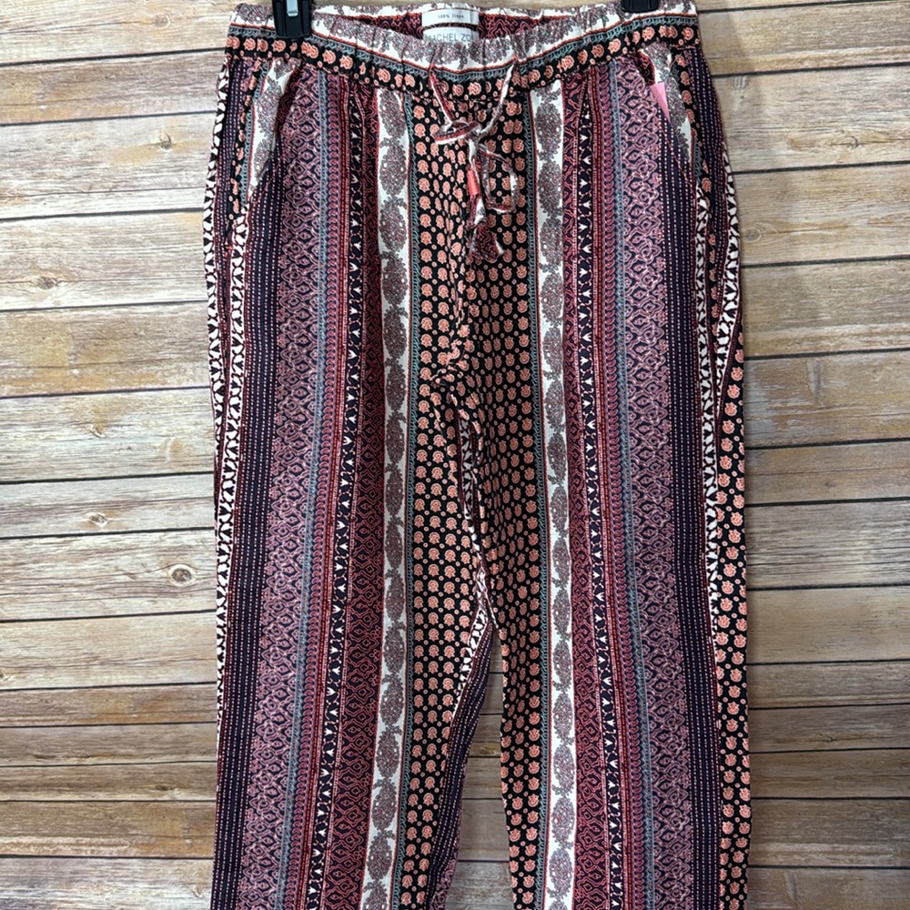 Women's Rachel Zoe linen Striped Multicolor Pants